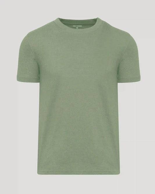 Dark Heather Bay Green Classic Crew Neck