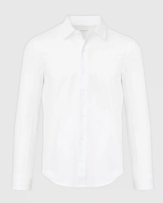 White Commuter Long Sleeve Shirt