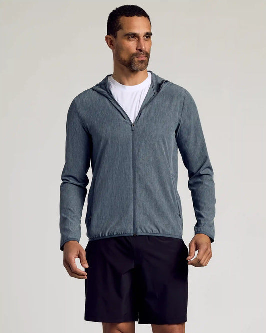 Heather Navy Active Shell Jacket