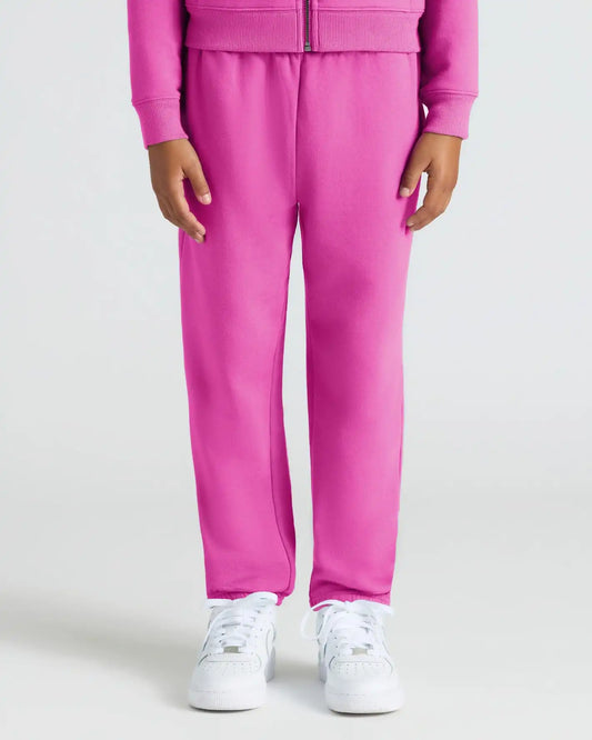 Girls Electric Fuchsia Relaxed Joggers