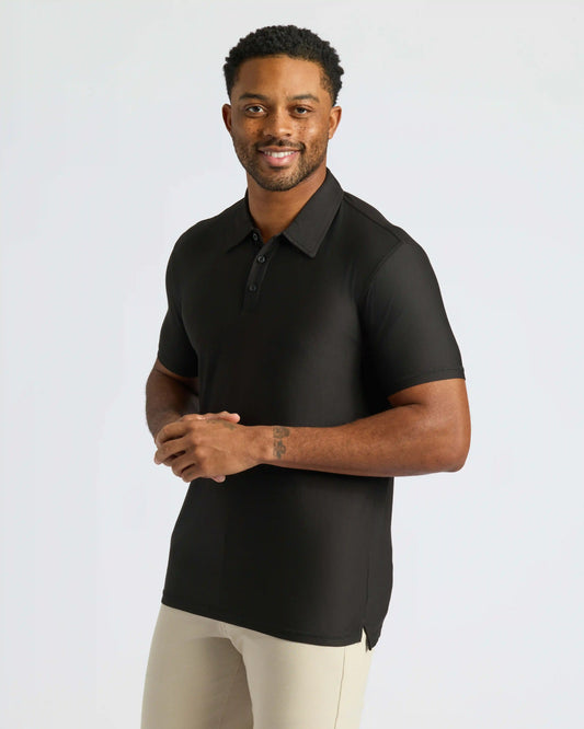 Black Active Polo 6-Pack